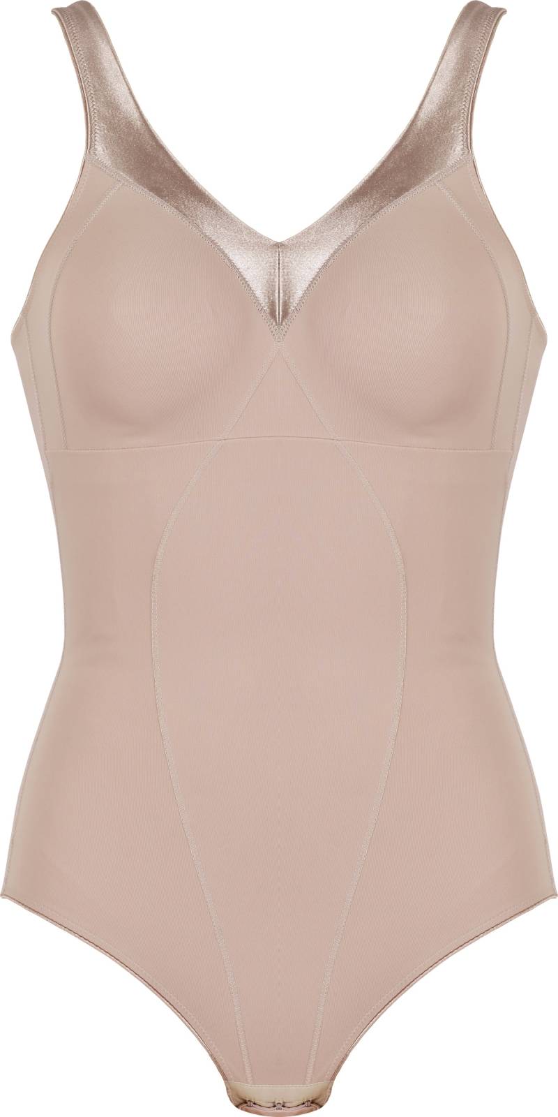 Naturana Body »Minimizer Body«, mit Kontrastbesatz am Ausschnitt von Naturana