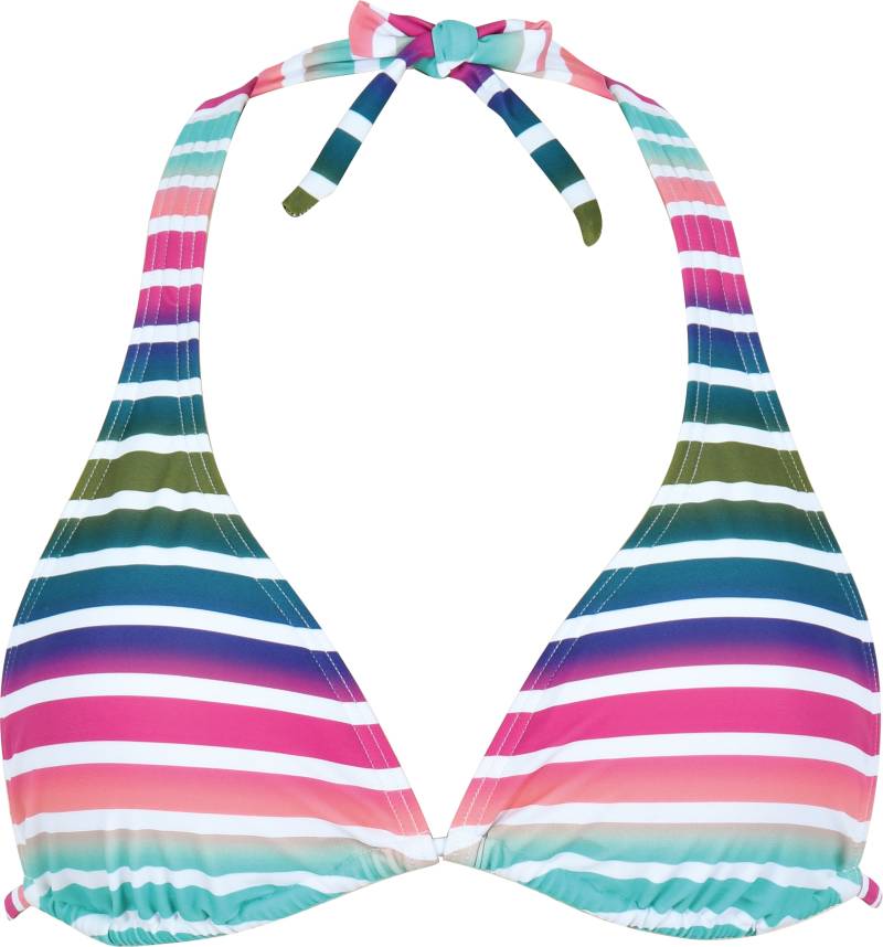 Naturana Triangel-Bikini-Top »Ice Pop«, (Packung, 1 St.), mit herausnehmbaren Pads und Multicolor-Streifen von Naturana