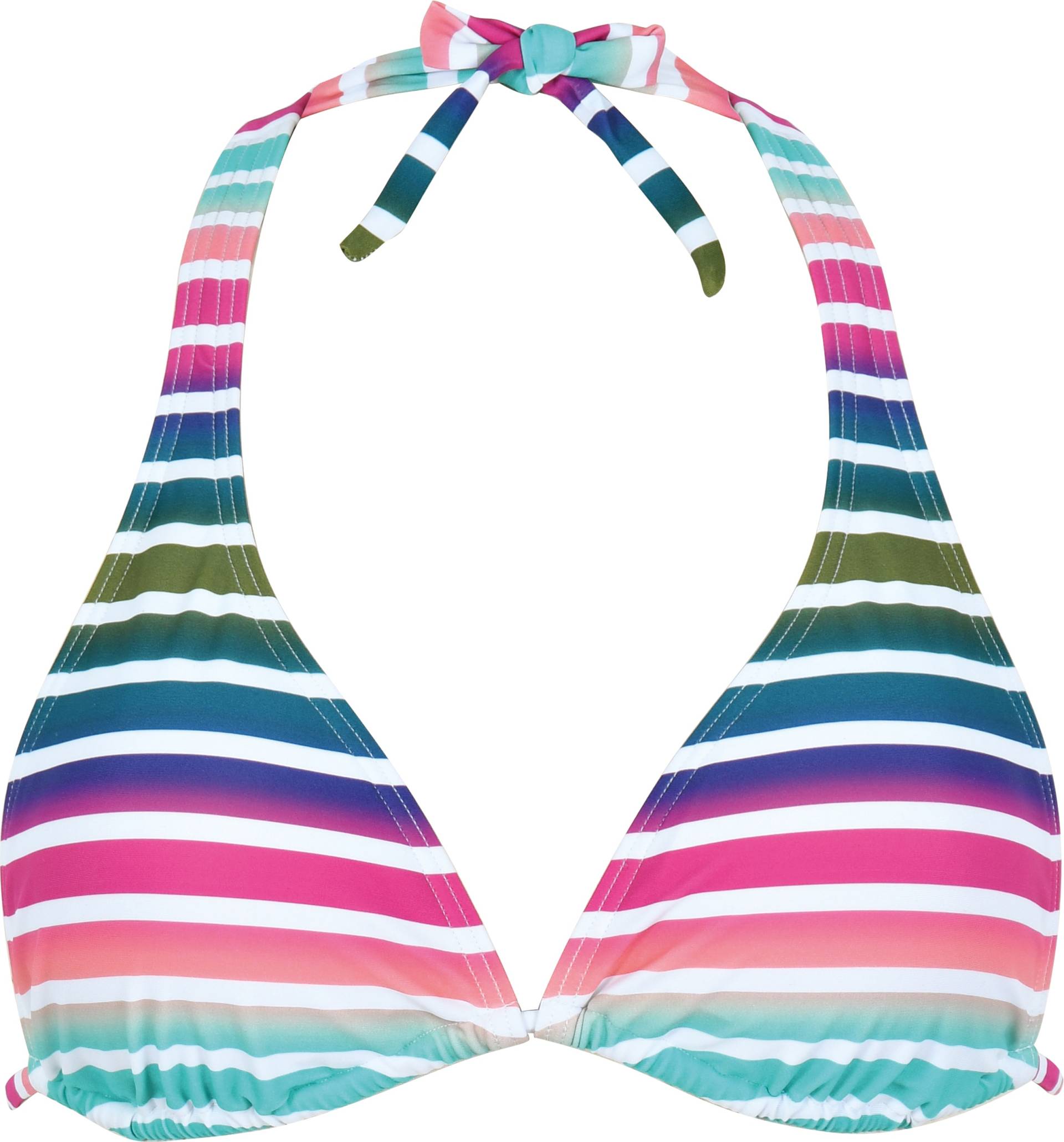 Naturana Triangel-Bikini-Top »Ice pop«, mit herausnehmbarer Schale, mit Multicolor-Streifen von Naturana