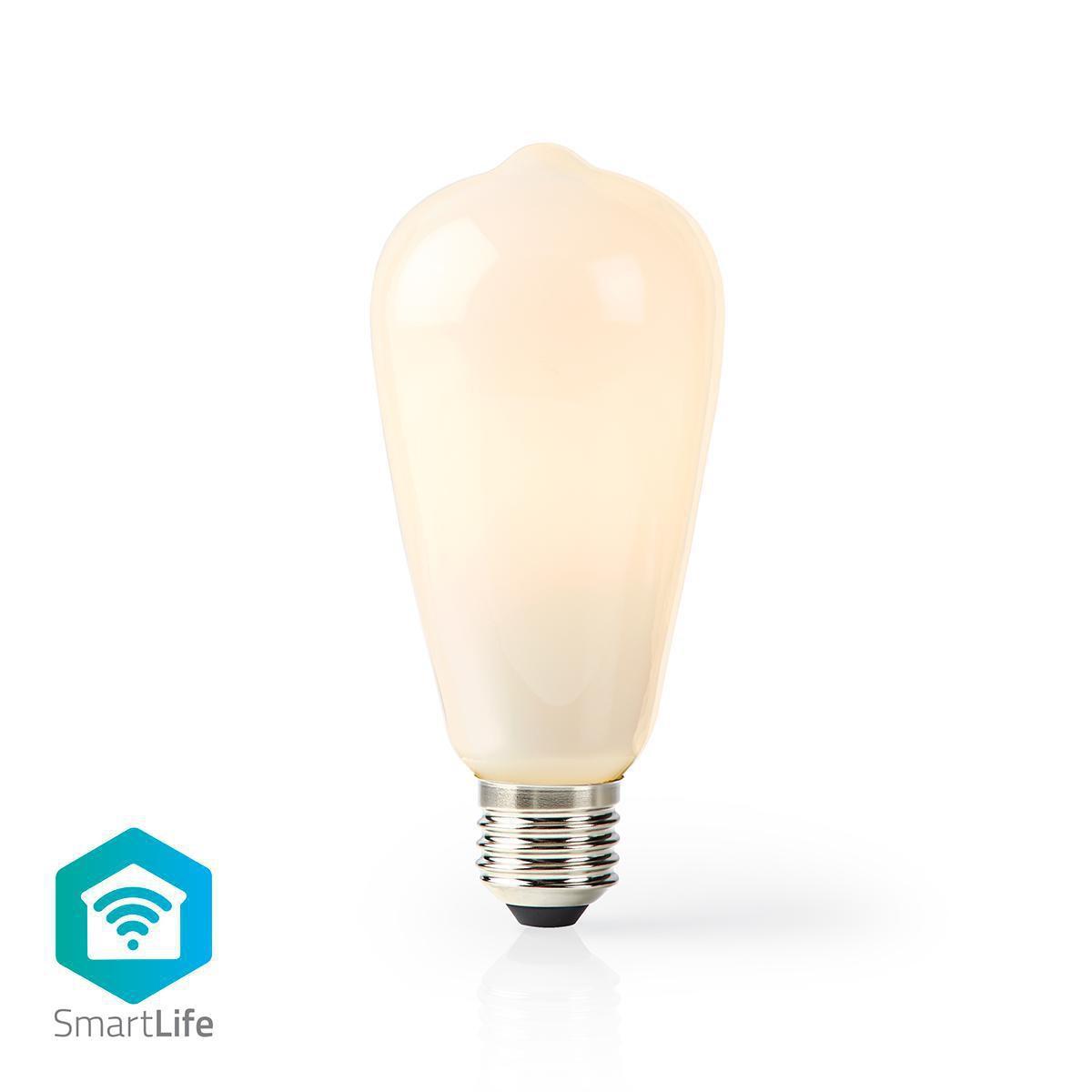 Smartlife Led Vintage Lampa | Wi-fi | E27 | 500 Lm | 5 W | Varm Vit | 2700 K | Glas | Android™ / Ios | St64 | 1 St. Unisex  ONE SIZE von Nedis