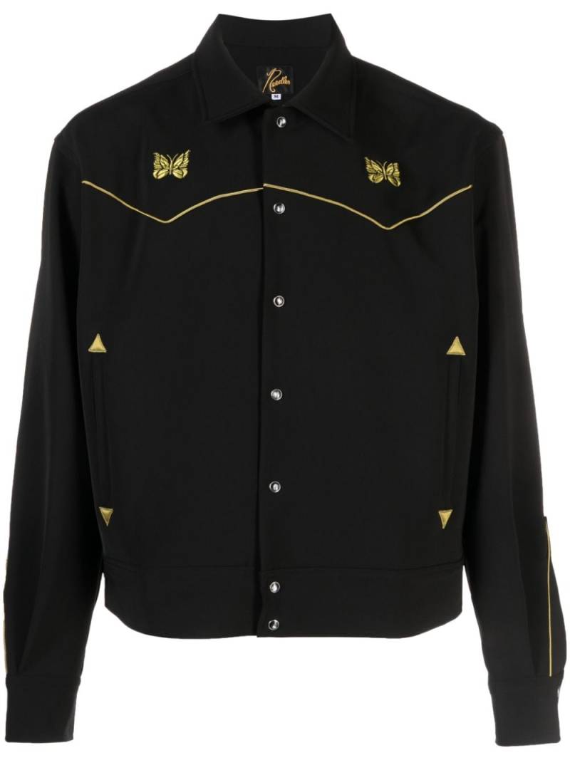 Needles Cowboy butterfly-embroidered jacket - Black von Needles