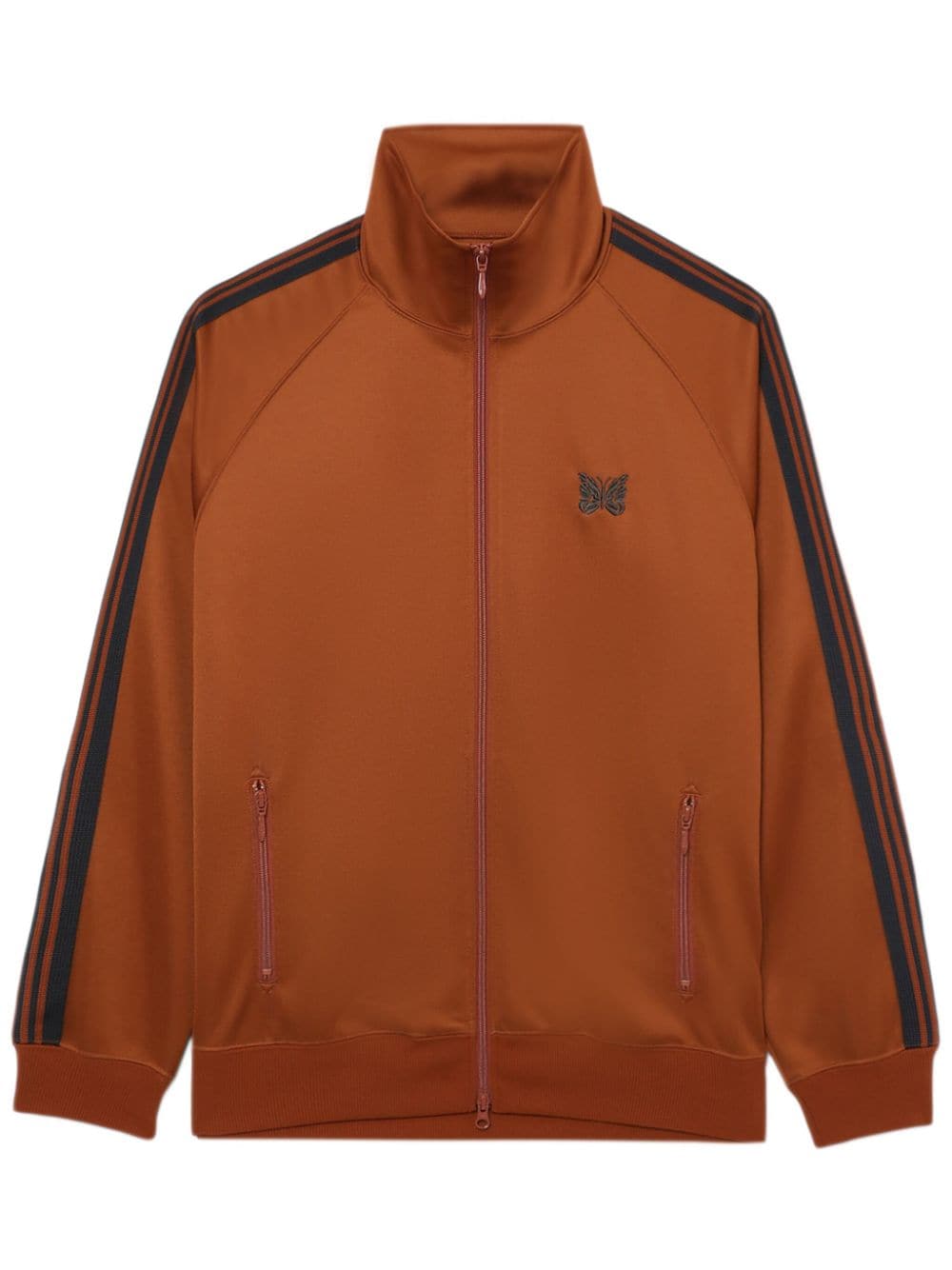 Needles logo-embroidered sport jacket - Orange von Needles