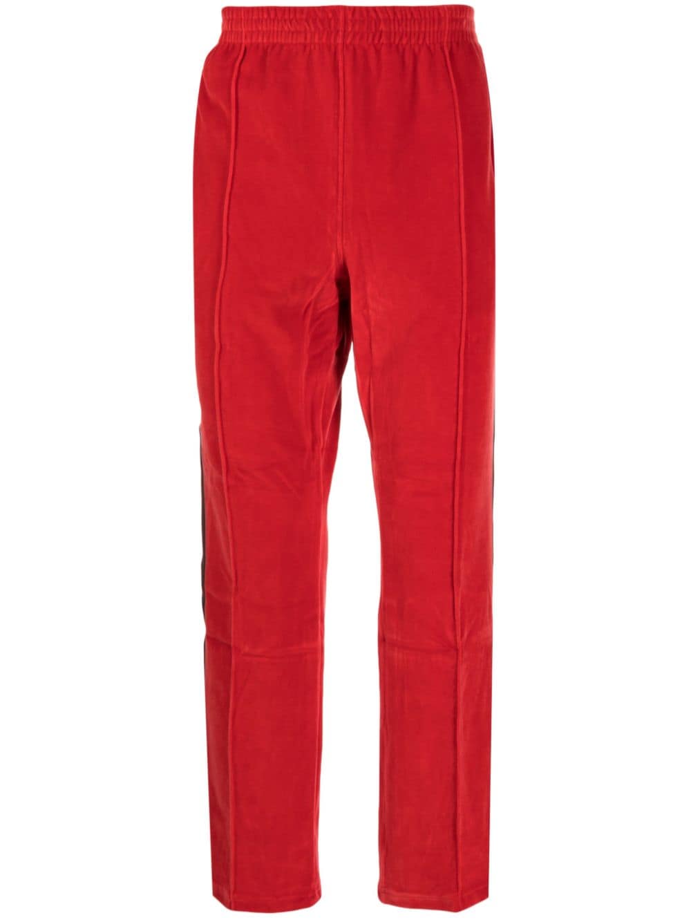 Needles logo-embroidered velour track pants von Needles