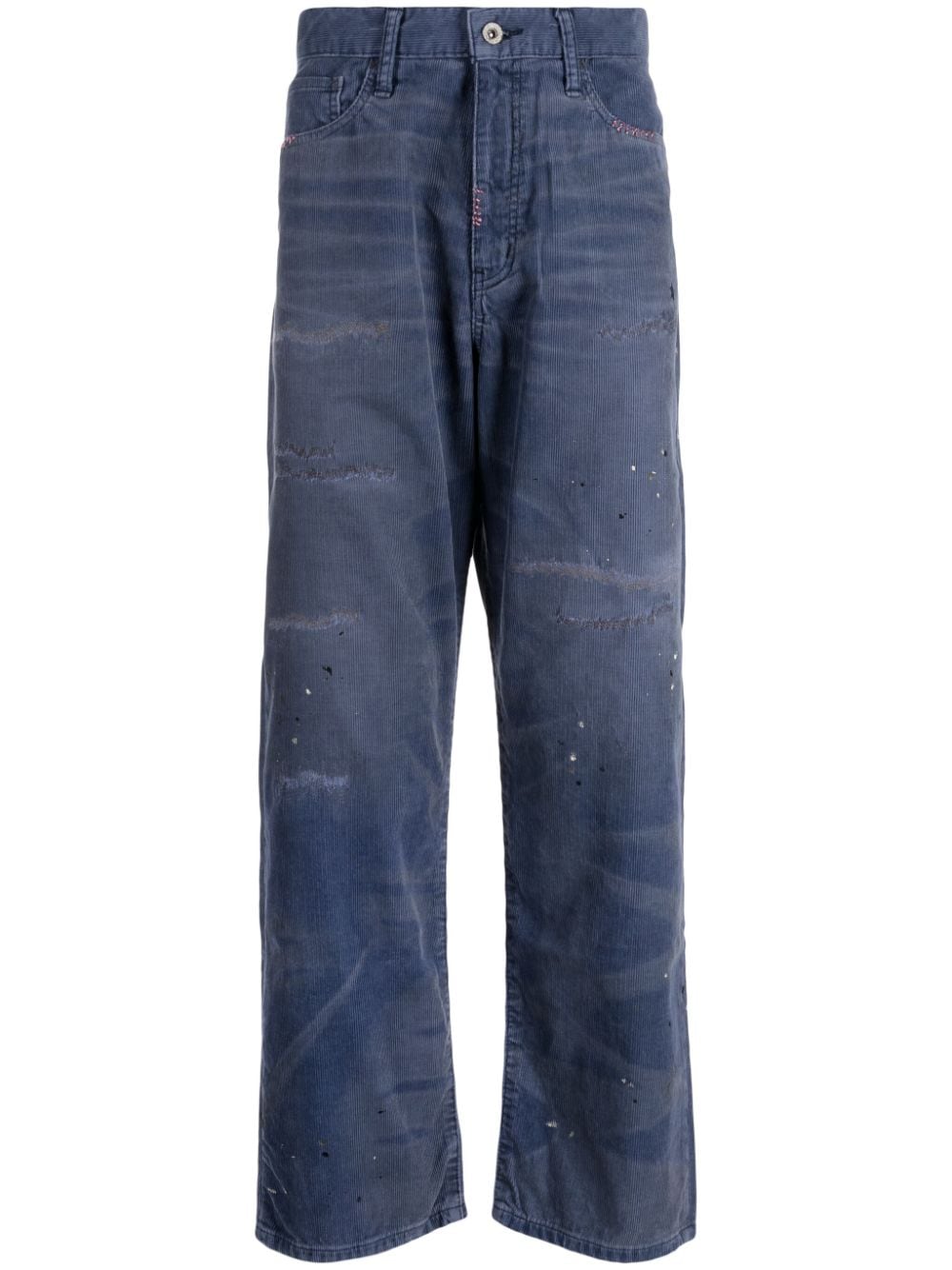 Neighborhood Savage corduroy trousers - Blue von Neighborhood