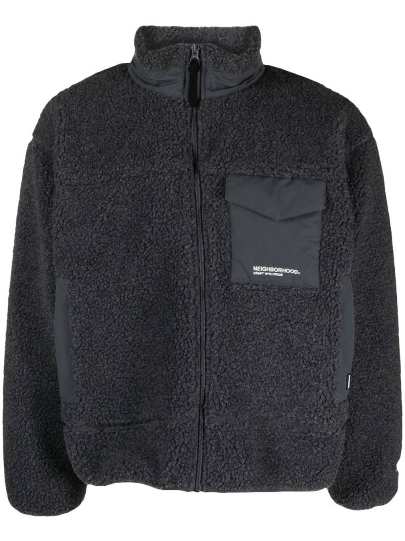 Neighborhood flap-pocket fleece jacket - Grey von Neighborhood