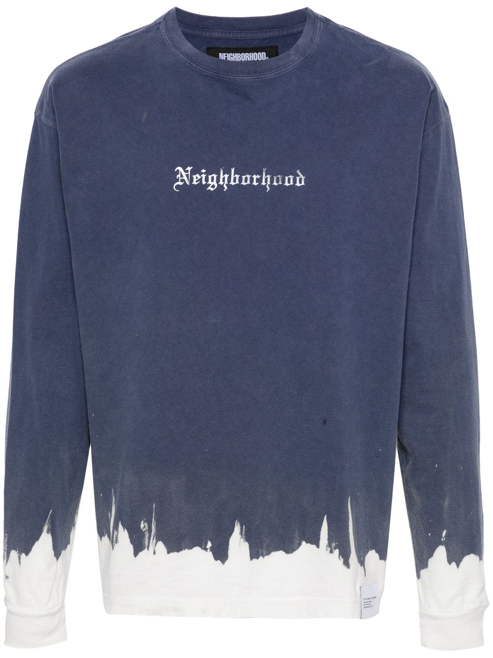 Neighborhood logo-print cotton T-shirt - Blue von Neighborhood