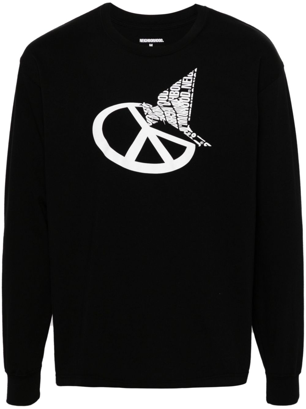 Neighborhood logo-print long-sleeved T-shirt - Black von Neighborhood