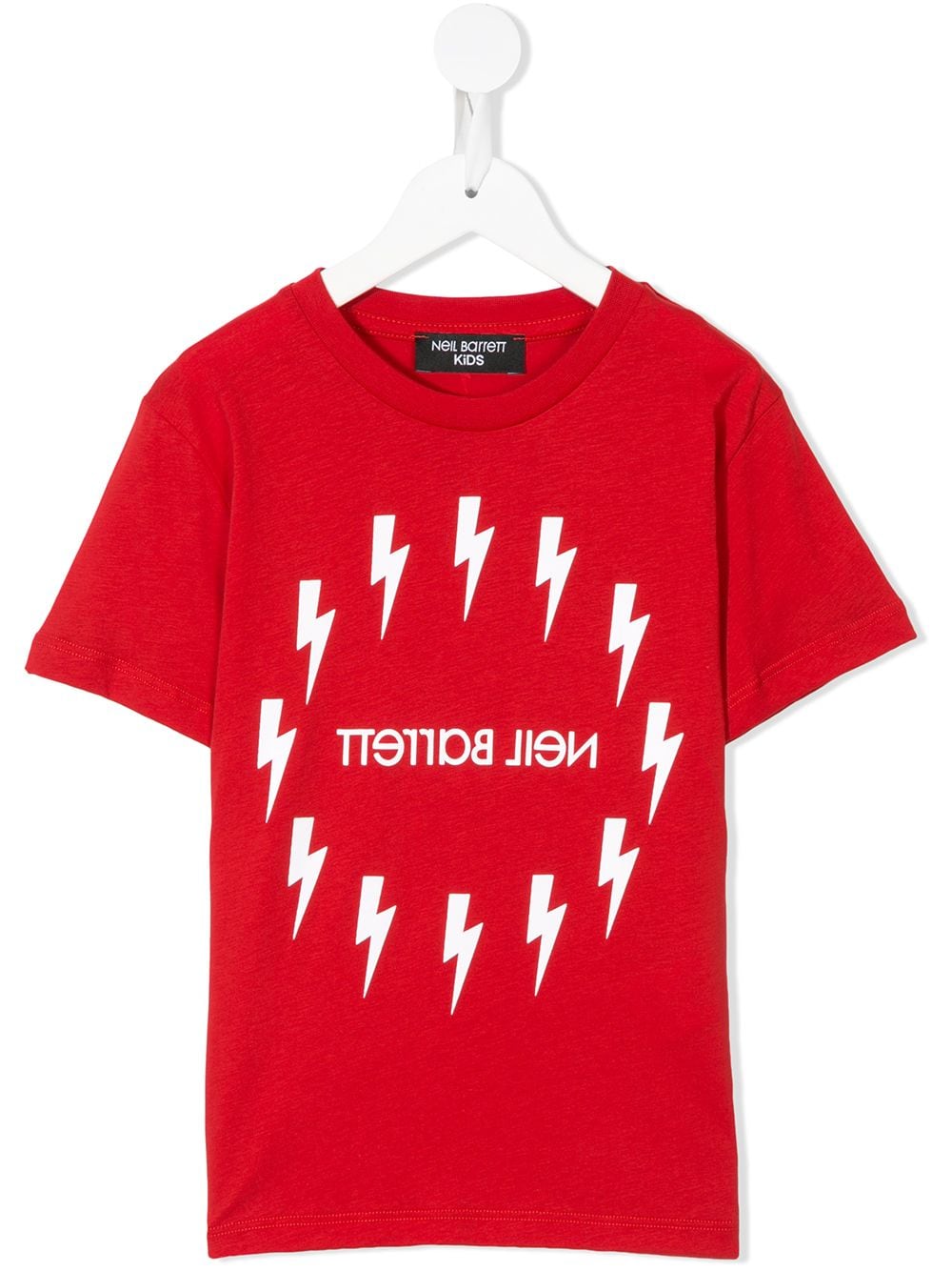 Neil Barrett Kids logo T-shirt - Red von Neil Barrett Kids