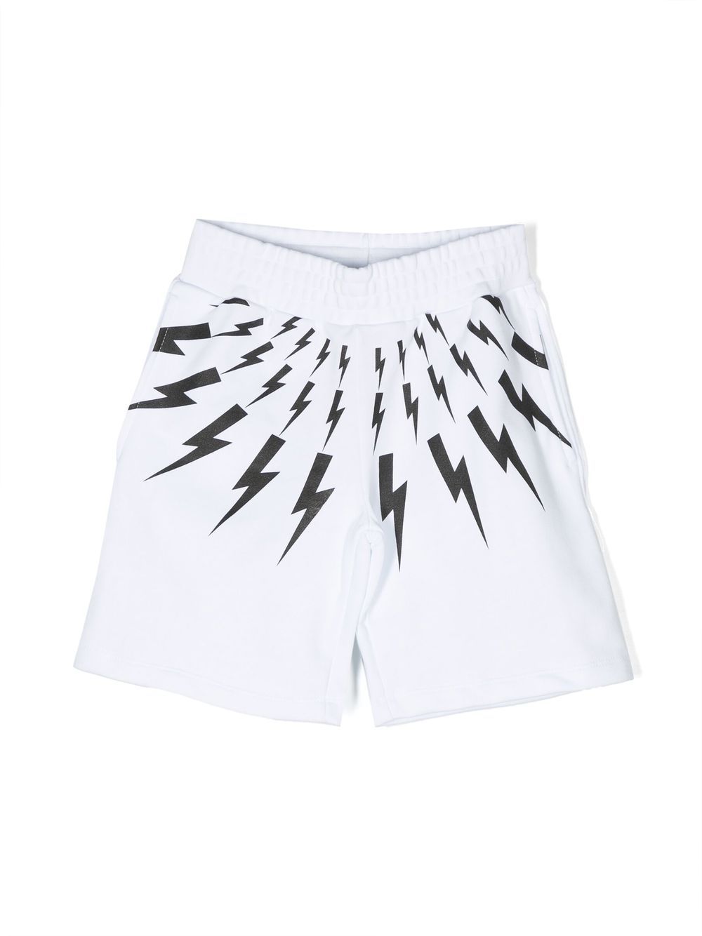 Neil Barrett Kids logo-print track shorts - White von Neil Barrett Kids