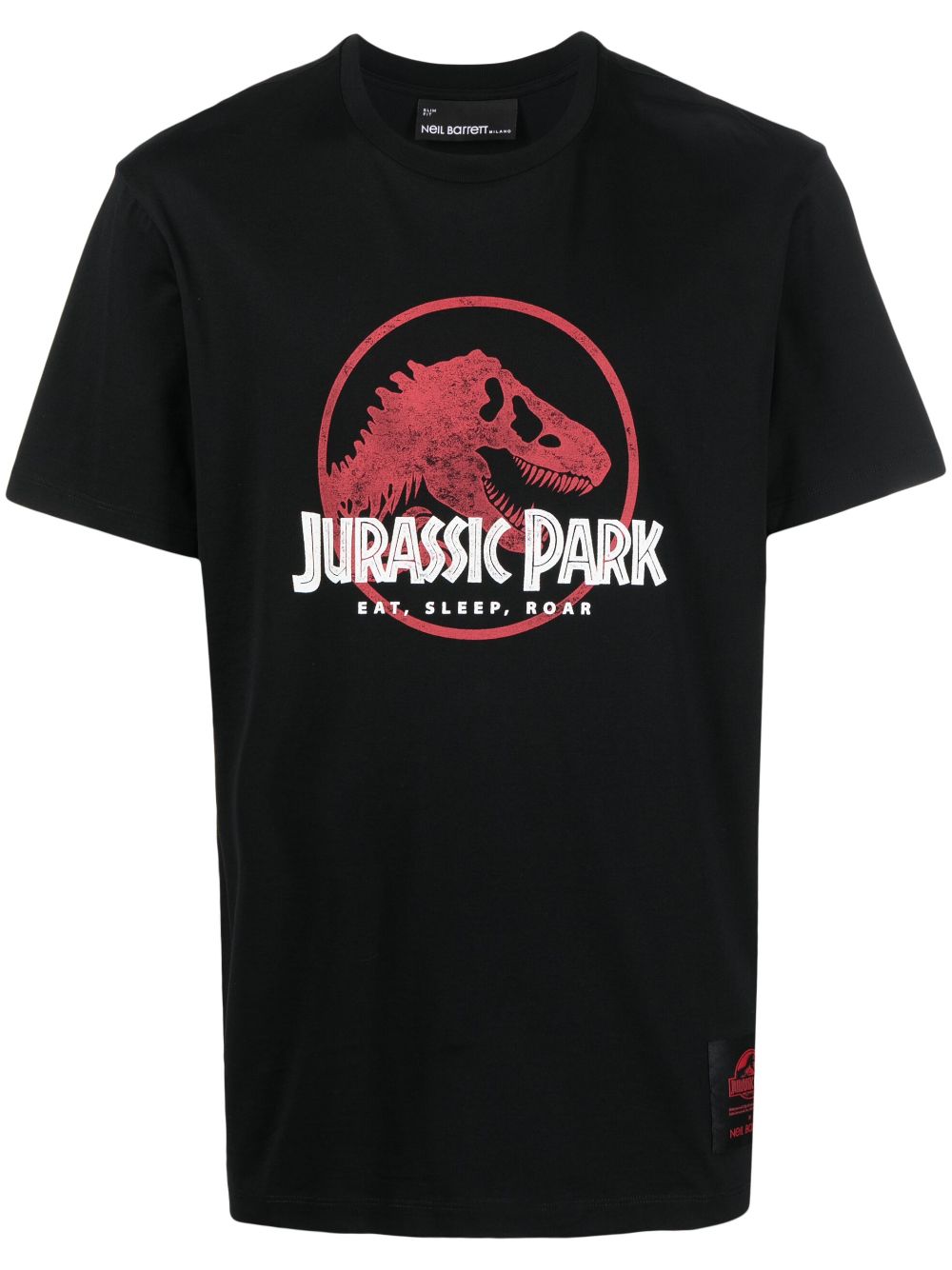 Neil Barrett Jurassic Park print T-shirt - Black von Neil Barrett