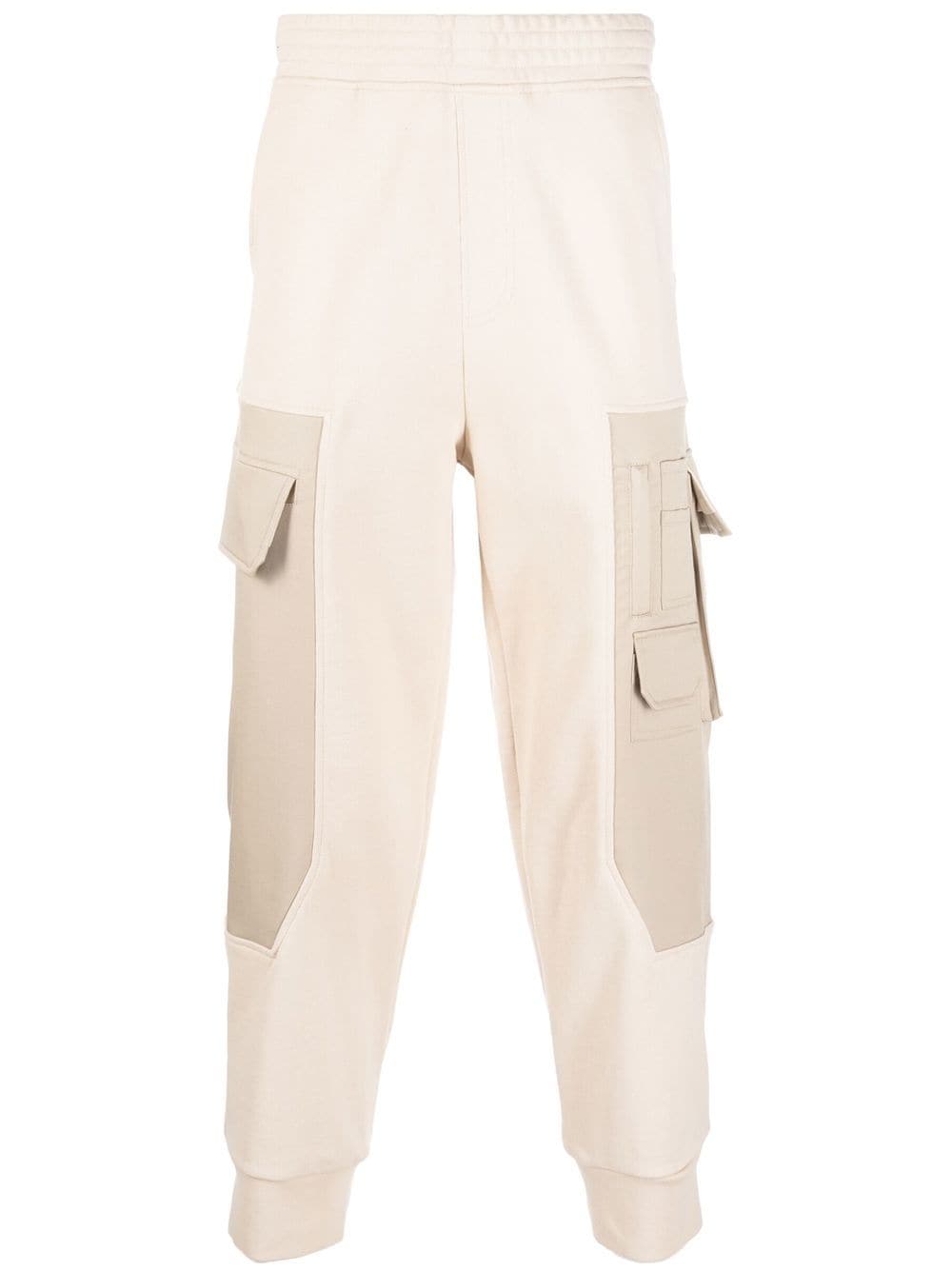 Neil Barrett cotton cargo track pants - Neutrals von Neil Barrett