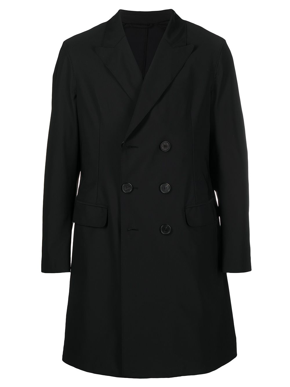 Neil Barrett double-breasted midi coat - Black von Neil Barrett