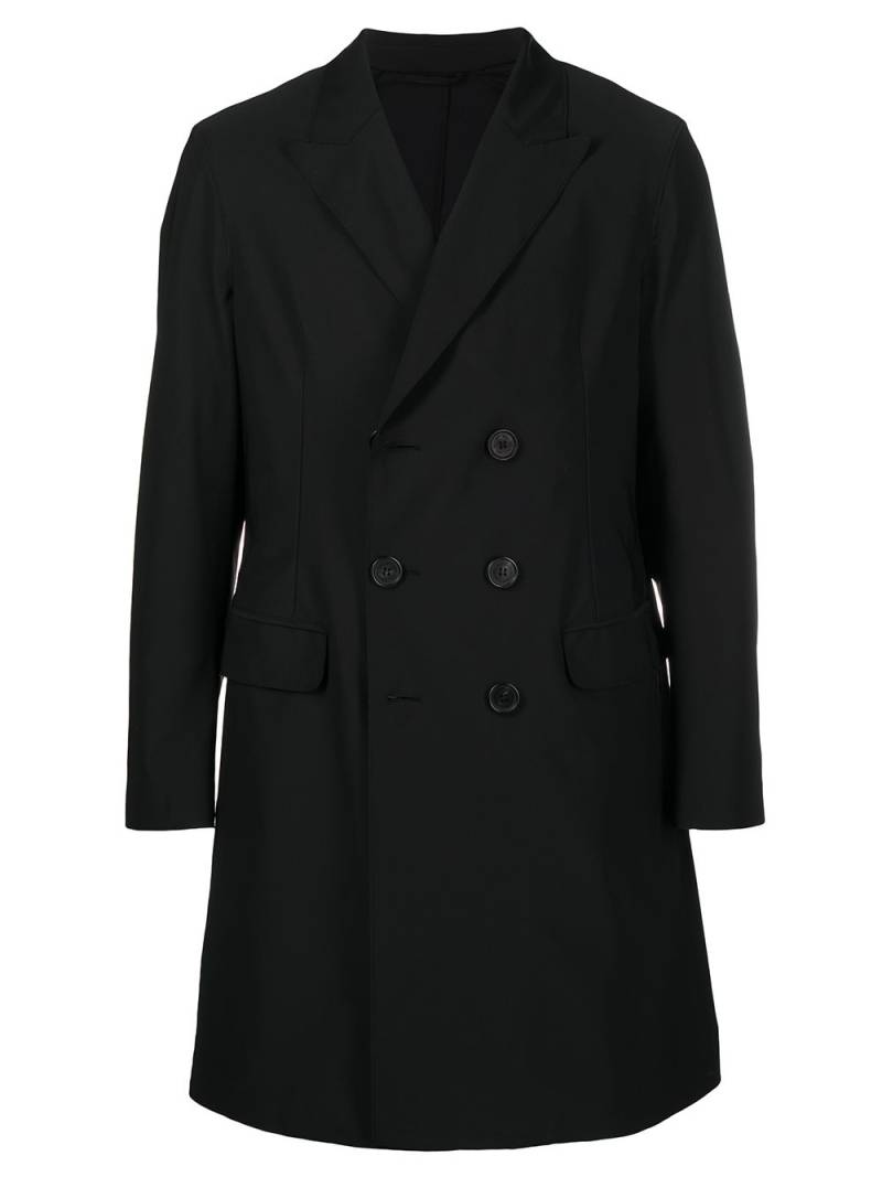 Neil Barrett double-breasted midi coat - Black von Neil Barrett