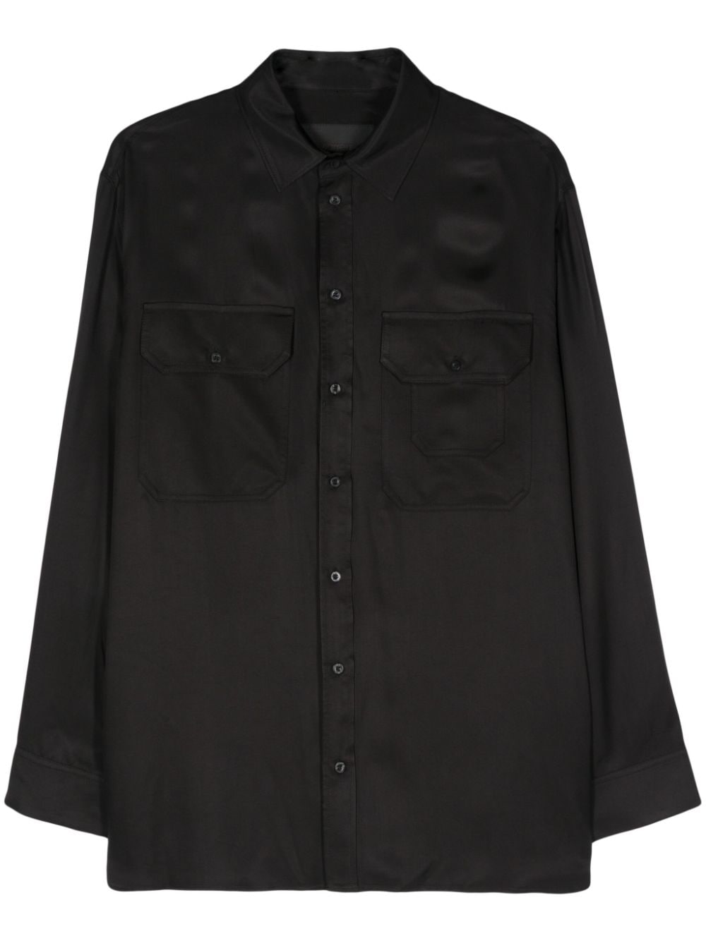 Neil Barrett patch-pocket shirt - Black von Neil Barrett