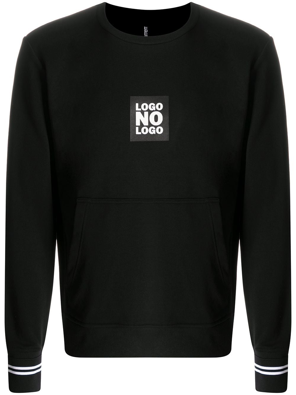 Neil Barrett slogan-patch sweatshirt - Black von Neil Barrett