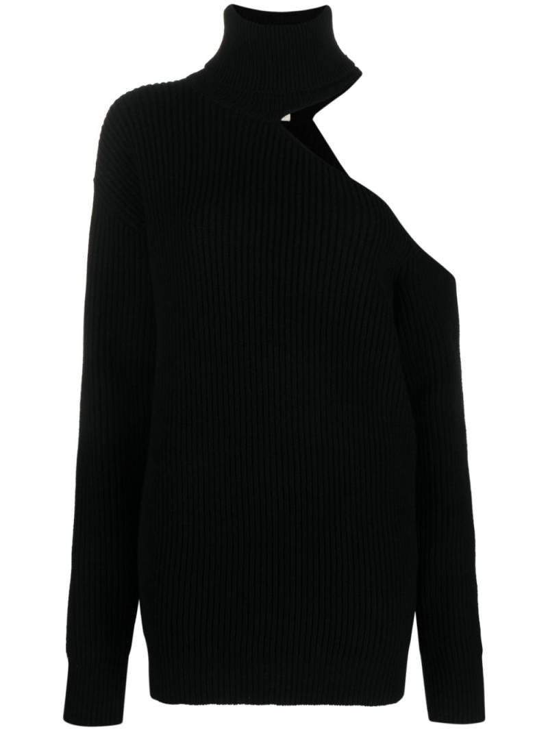 Nensi Dojaka cut-out knitted jumper - Black von Nensi Dojaka