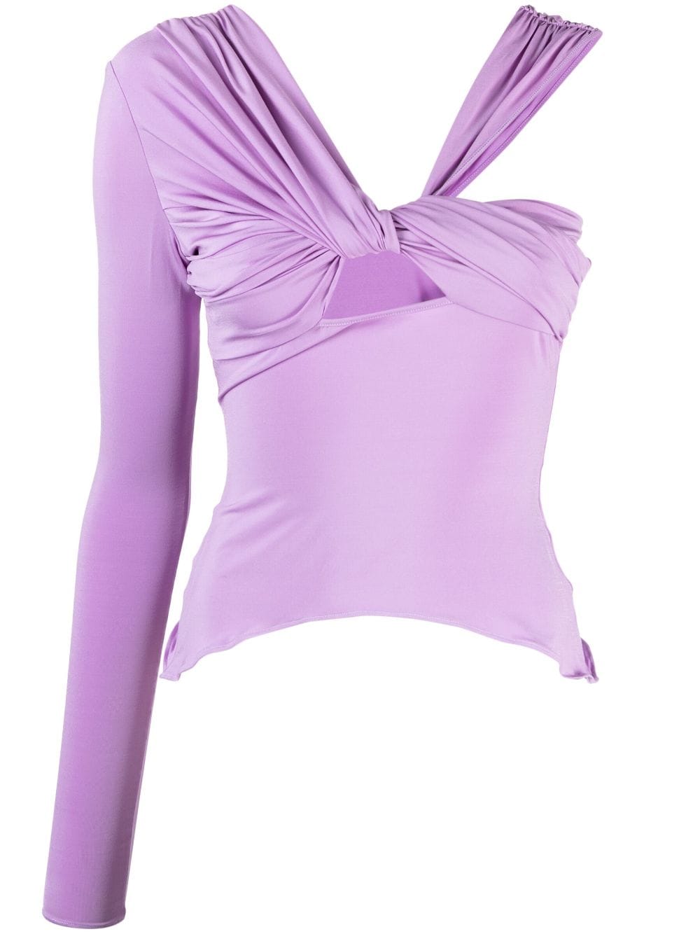 Nensi Dojaka one-shoulder asymmetric top - Purple von Nensi Dojaka