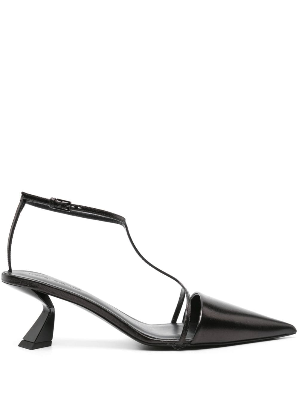 Nensi Dojaka sculpted-heel leather pumps - Black von Nensi Dojaka