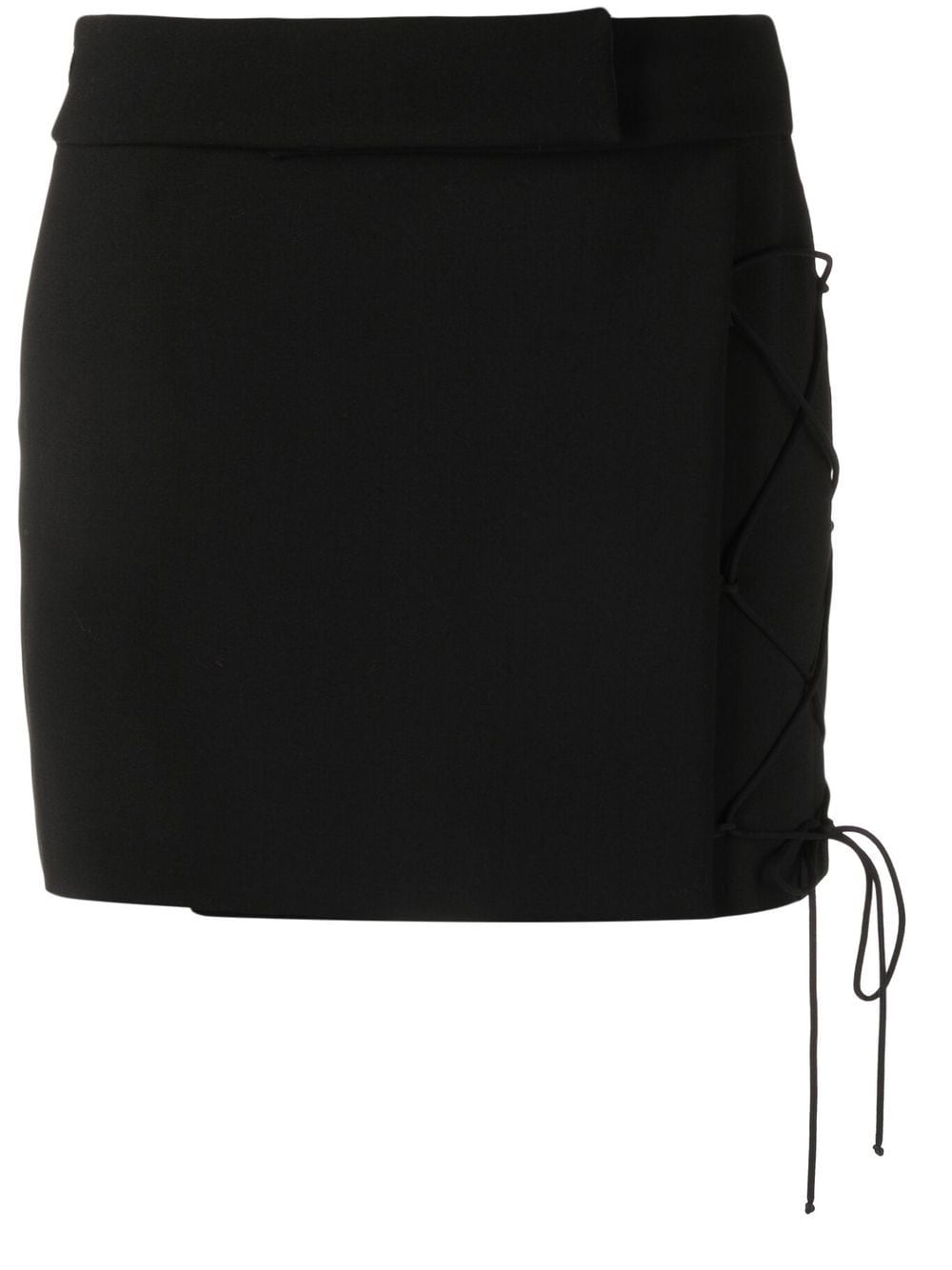 Nensi Dojaka side-tie mini skirt - Black von Nensi Dojaka