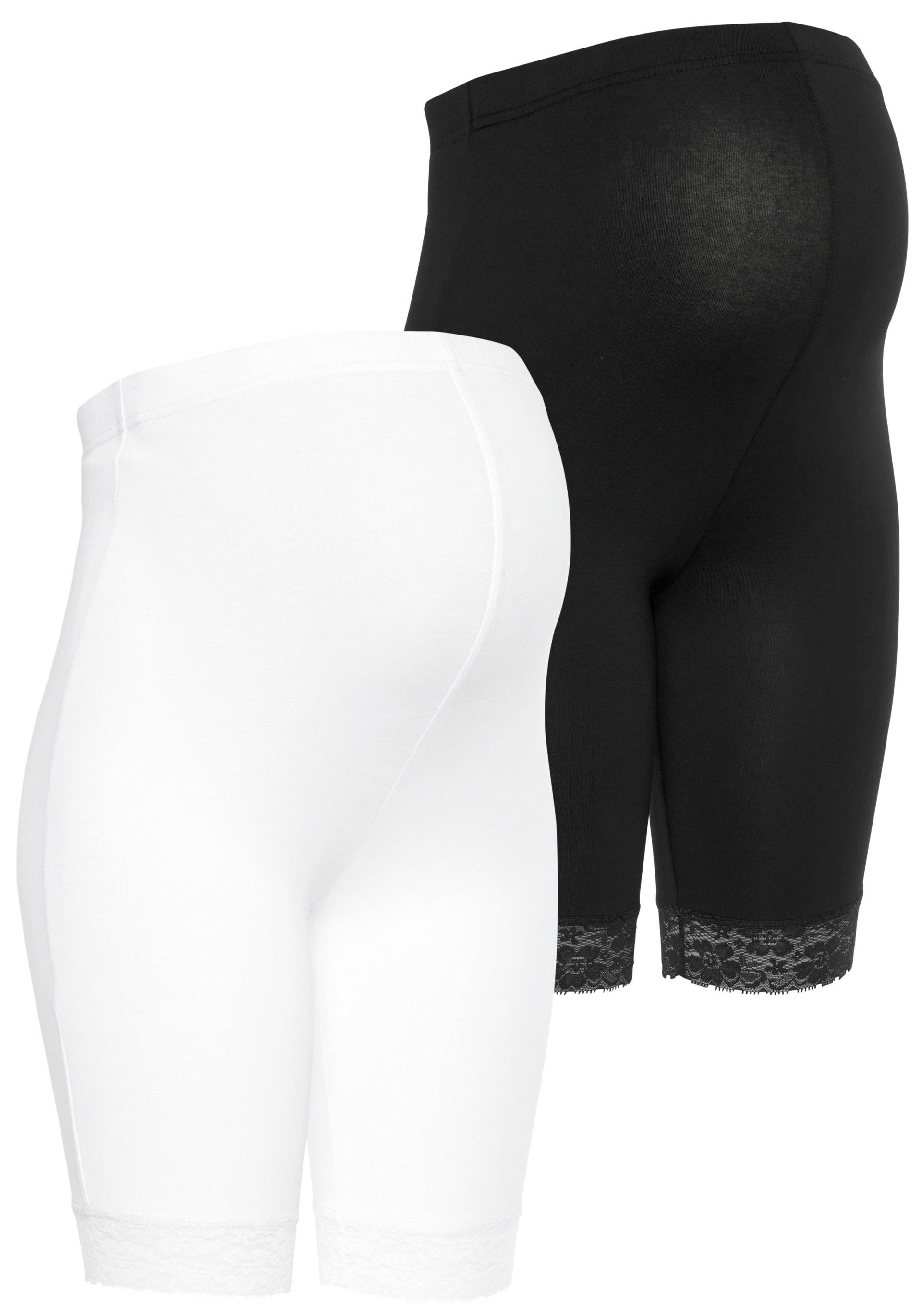 Neun Monate Umstandsleggings », 2er Pack Radler für Schwangerschaft und Stillzeit«, (Packung, 2 tlg.) von Neun Monate