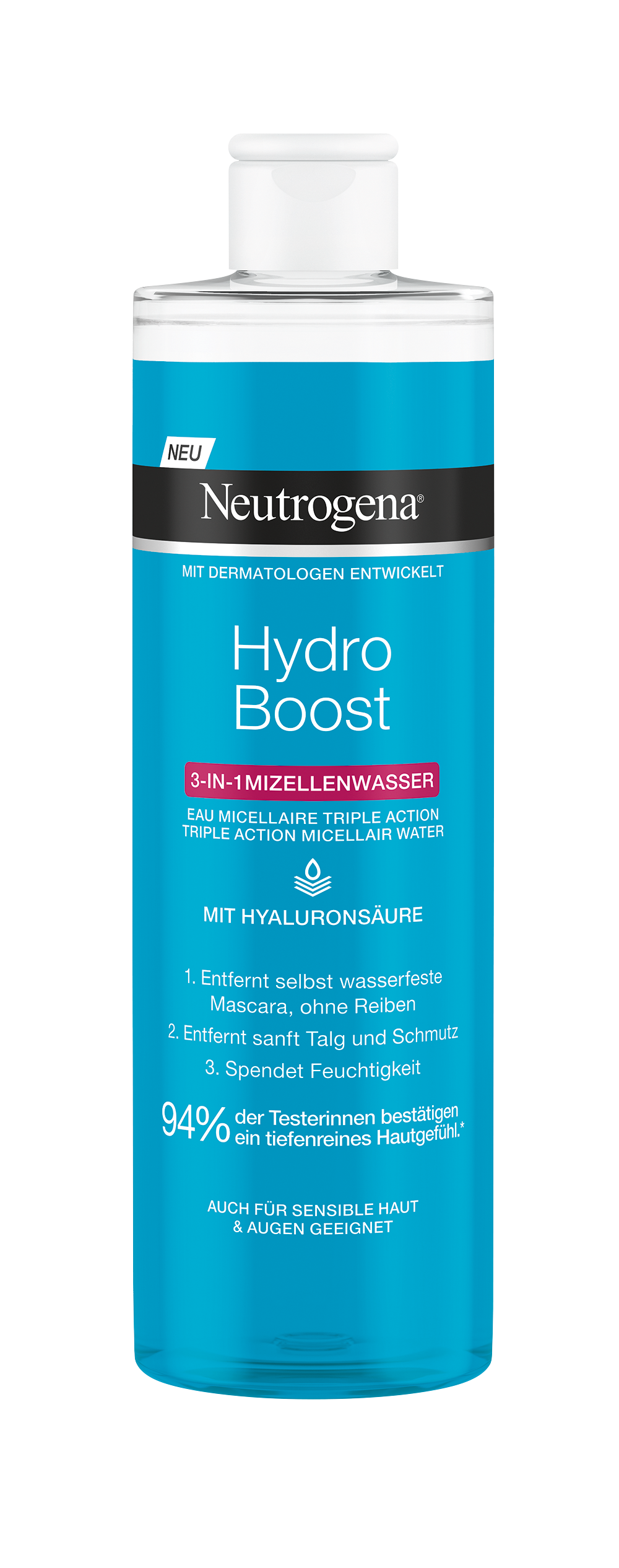 Hydro Boost 3-in1- Mizellenwasser Damen  400ml von Neutrogena