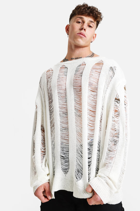 Nevertheless Strickpullover | Offwhite | Herren  | M von Nevertheless