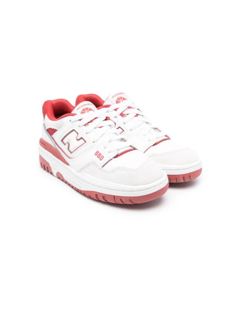 New Balance Kids 550 lace-up sneakers - Red von New Balance Kids
