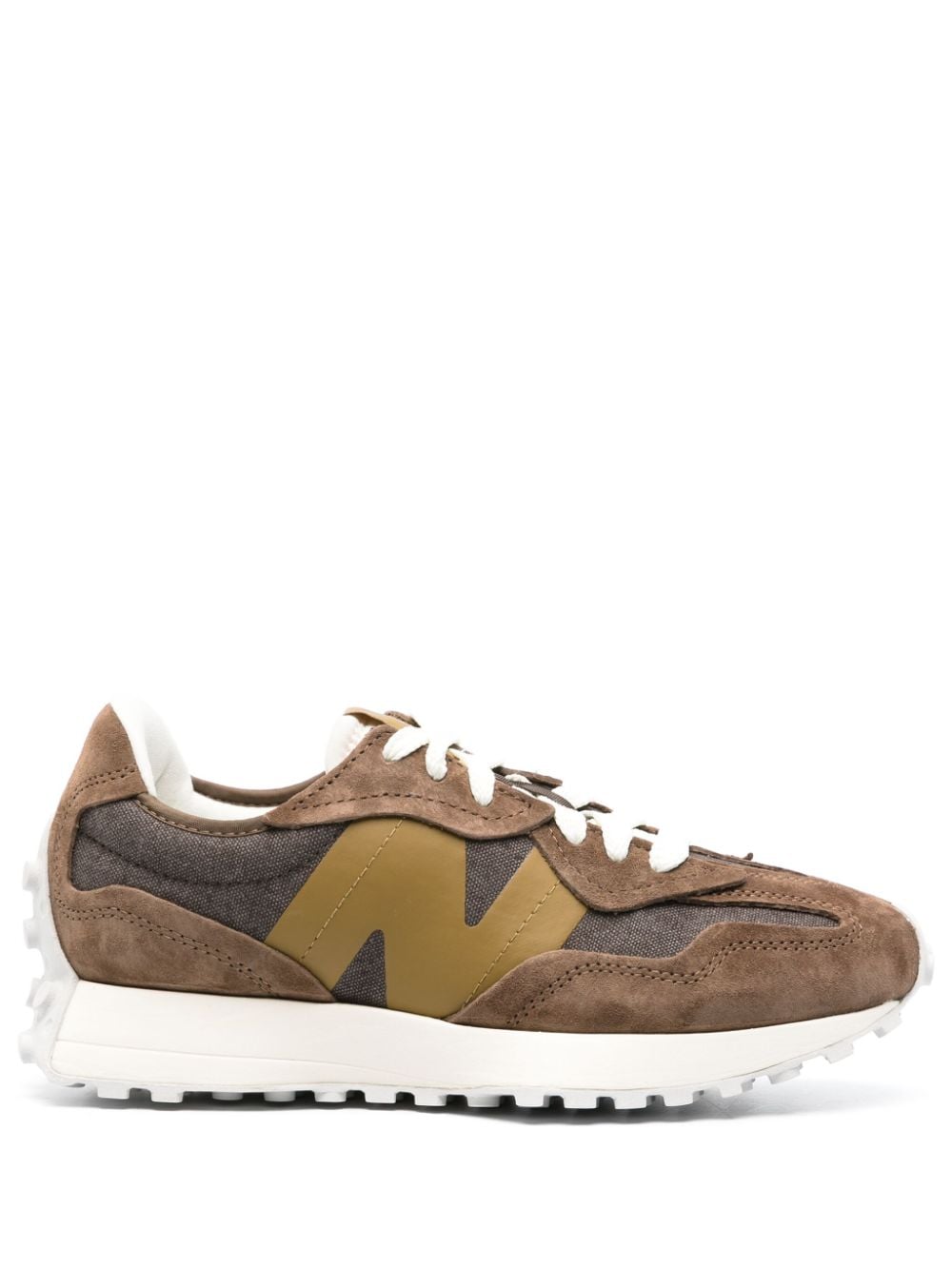 New Balance 327 panelled sneakers - Brown von New Balance