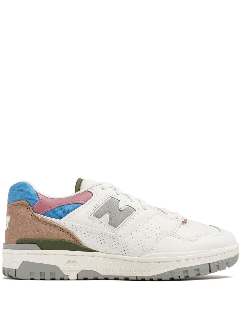 New Balance 550 lace-up leather sneakers - White von New Balance