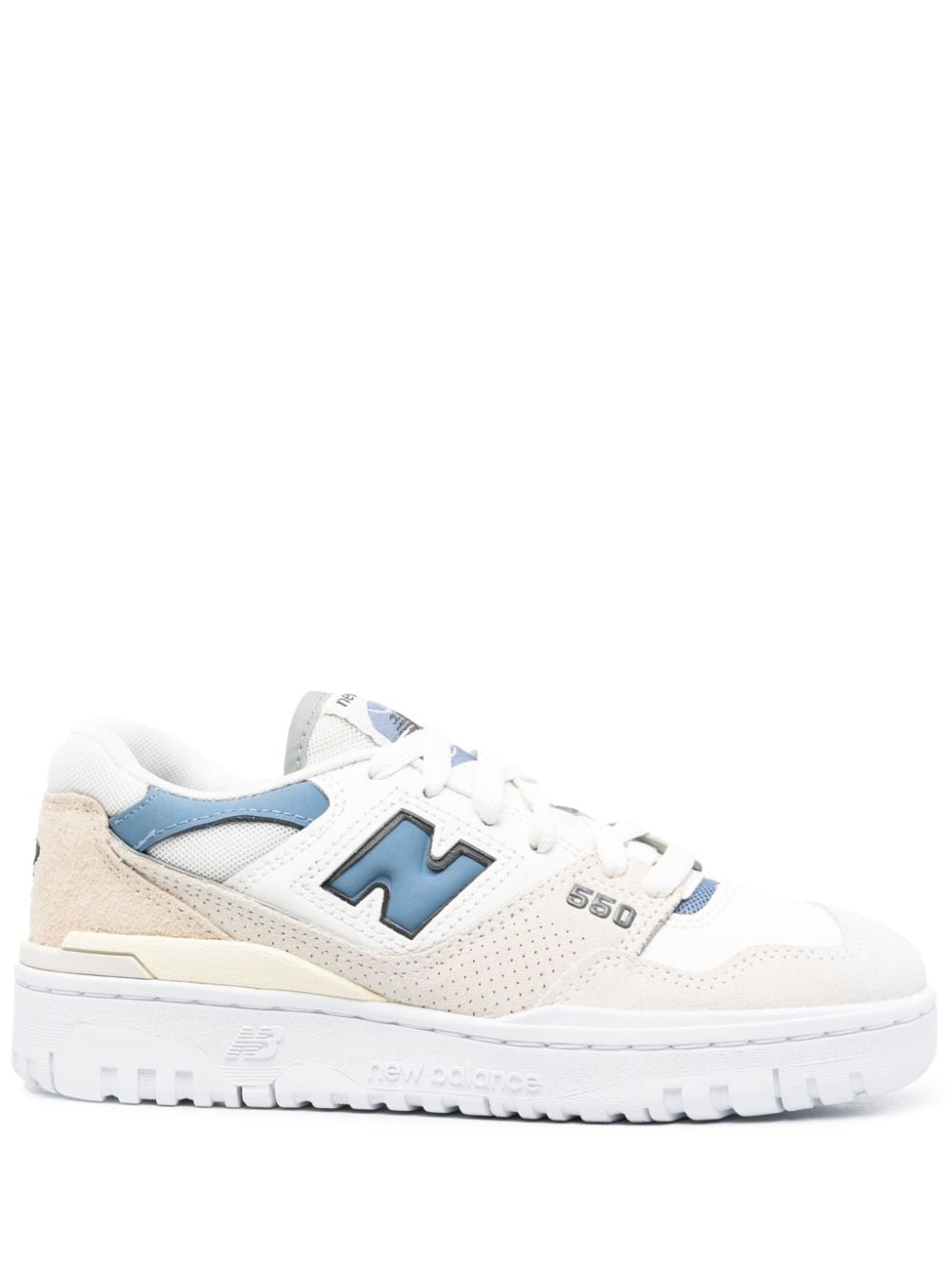 New Balance 550 panelled leather sneakers - White von New Balance