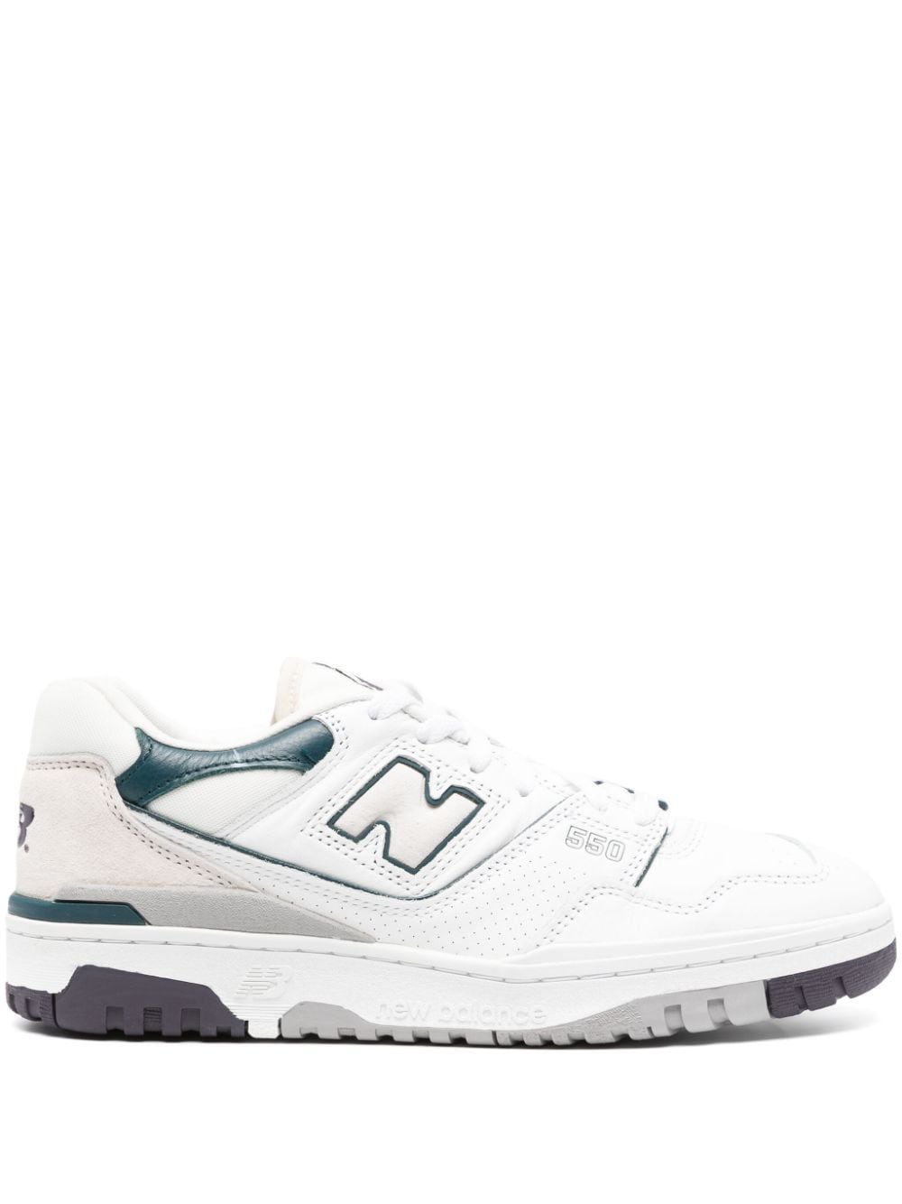 New Balance 550 panelled leather sneakers - White von New Balance