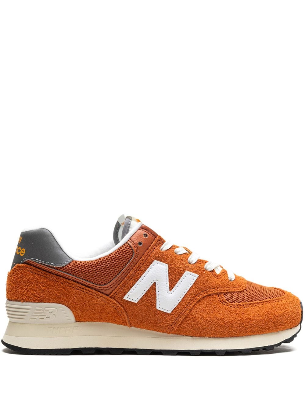New Balance 574 "Orange White" sneakers von New Balance
