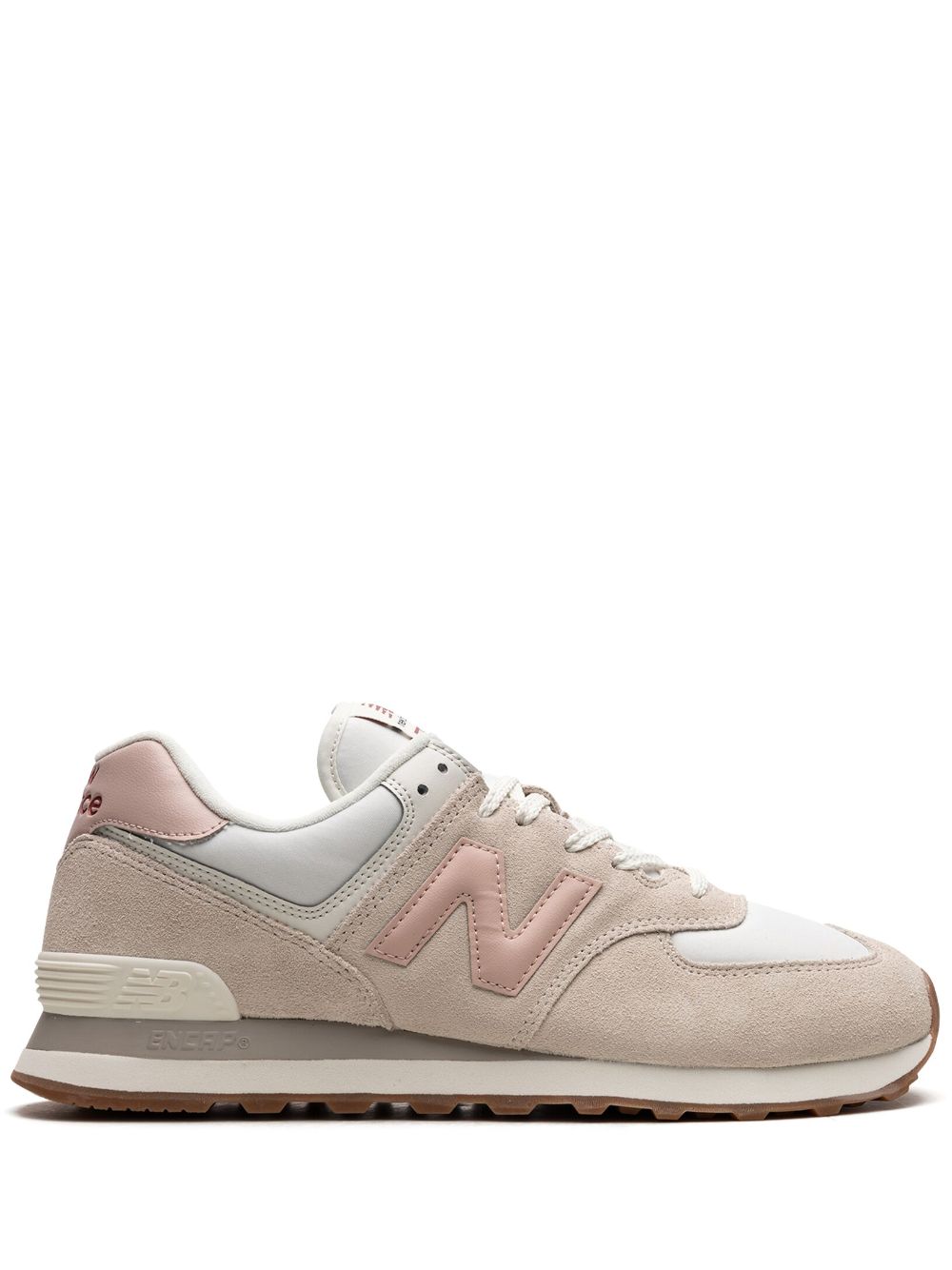 New Balance 574 "White/Pink/Gum" sneakers - Neutrals von New Balance