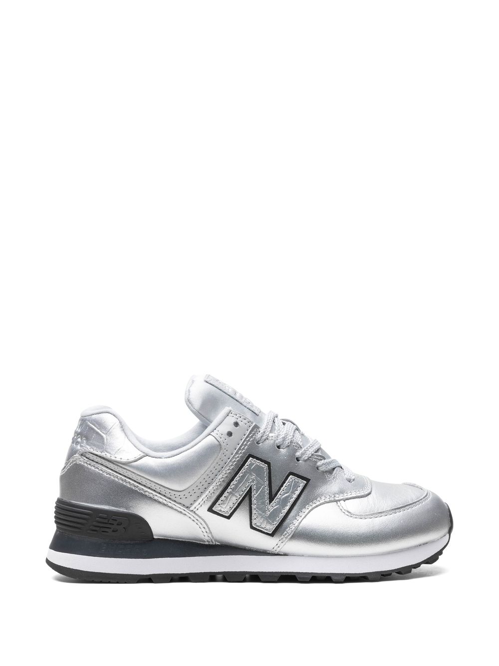 New Balance 574 leather sneakers - Silver von New Balance