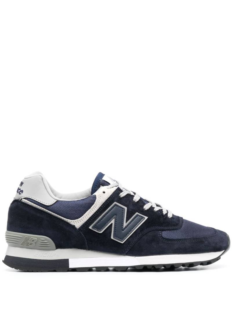 New Balance 576 logo-patch leather sneakers - Blue von New Balance