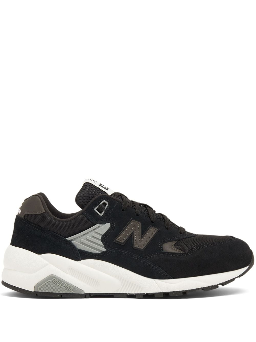 New Balance 580 logo-patch suede sneakers - Black von New Balance