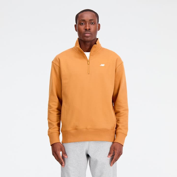 New Balance Athletics Remastered 1/4 Zip Pullover caramel von New Balance