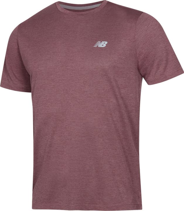 New Balance Athletics Run T-Shirt aubergine von New Balance