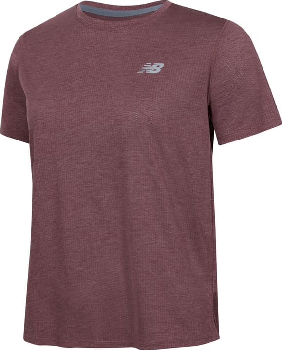 New Balance Athletics T-Shirt aubergine von New Balance