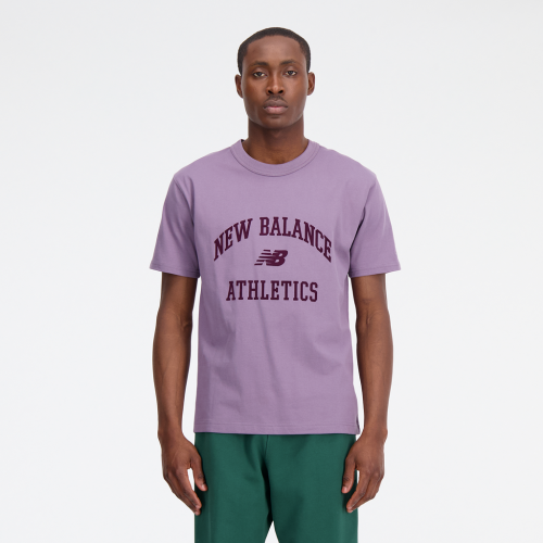 New Balance Athletics Varsity Graphic T-Shirt - grau (Grösse: L) von New Balance