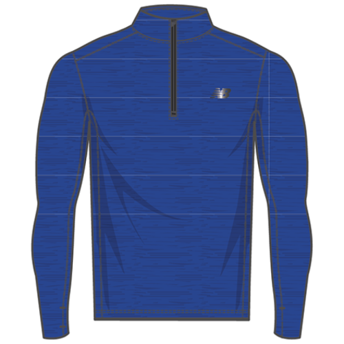 New Balance Core Space Dye 1/4 Zip - blau (Grösse: L) von New Balance