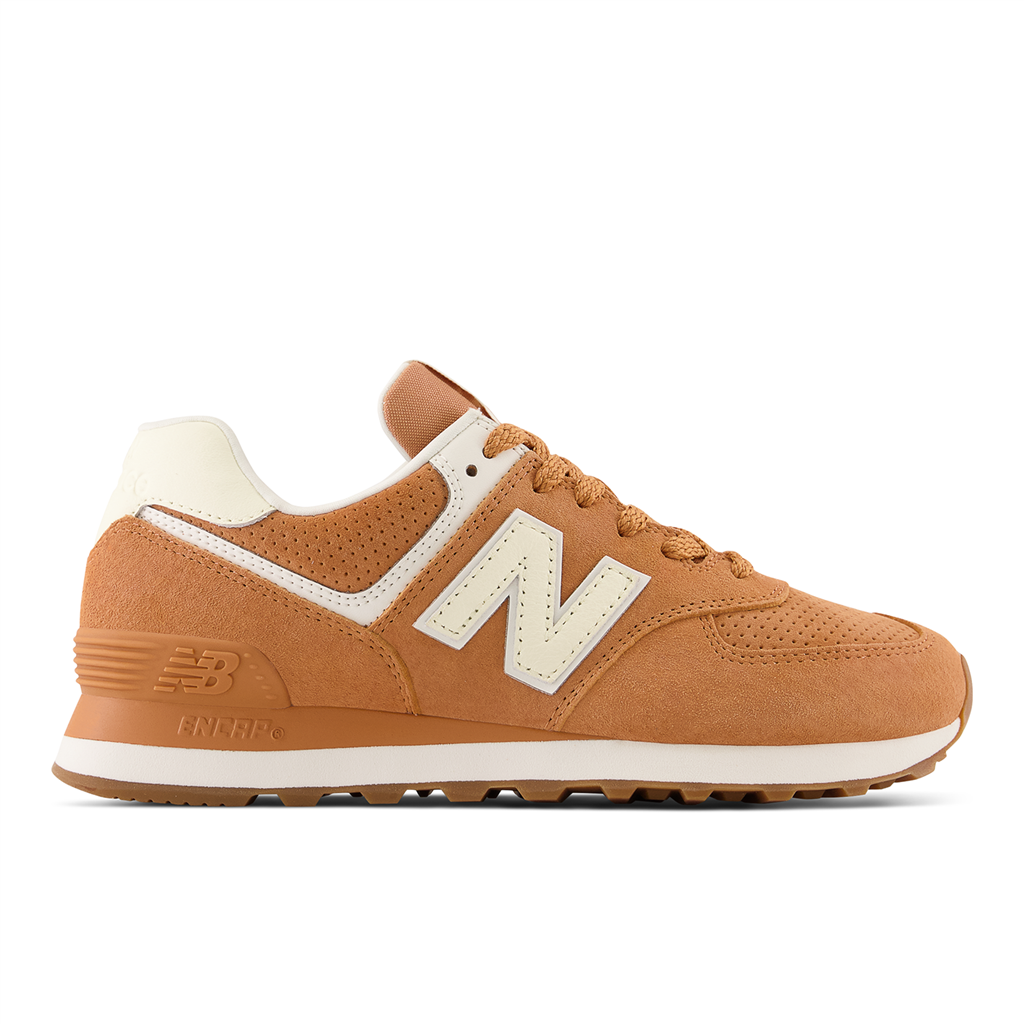 New Balance WL574NB Damen Freizeitschuhe, Orange von New Balance