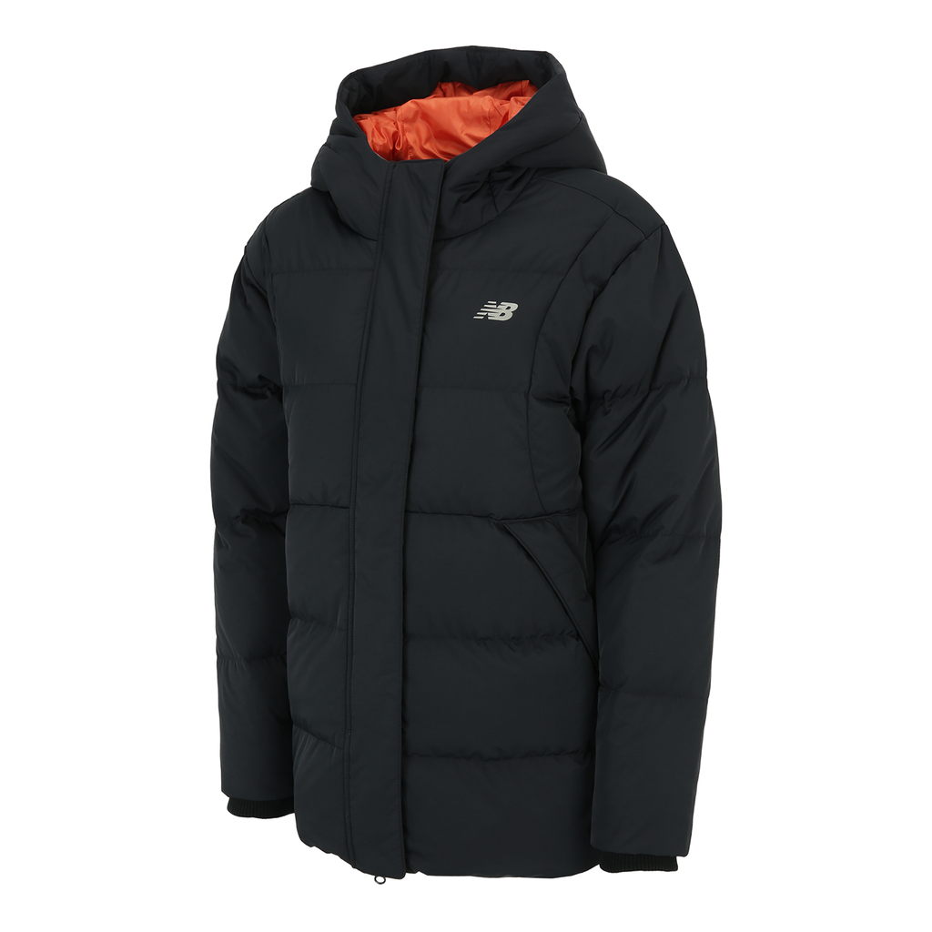 New Balance Damen Isolations- und Daunenjacke W NBX Soft Alpine Icon Down Jacket, Schwarz, Oversized Fit, ideal für Freizeit & Reisen von New Balance