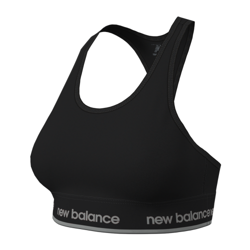 New Balance Damen Medium Support Sleek Pace Bra - schwarz (Grösse: S) von New Balance