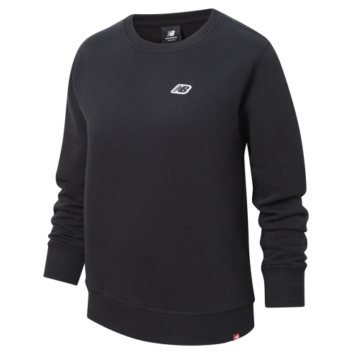 New Balance Damen NB Small Logo Crew Sweat - schwarz (Grösse: S) von New Balance