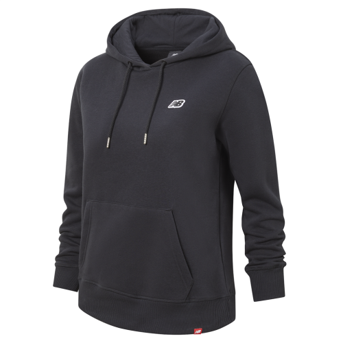 New Balance Damen NB Small Logo Hoodie - schwarz (Grösse: S) von New Balance