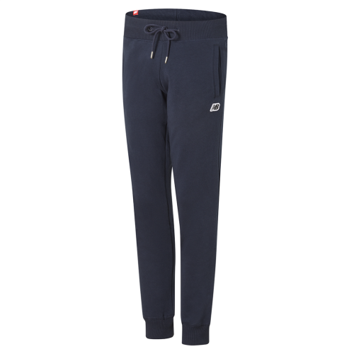 New Balance Damen NB Small Logo Pants - blau (Grösse: M) von New Balance