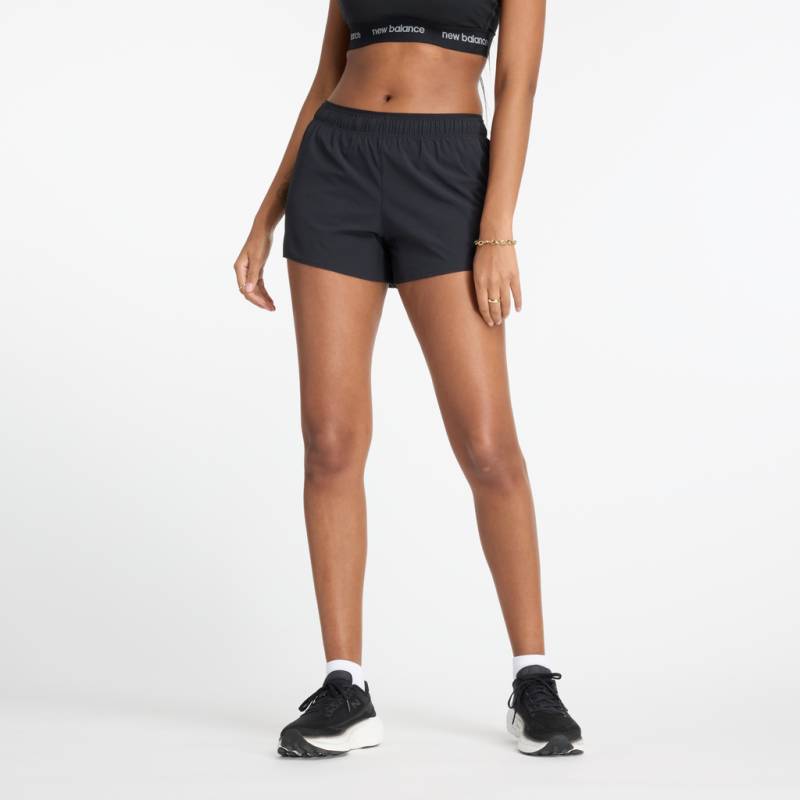 New Balance W RC Seamless Short 3 Inch Regular Fit Damen, schwarz, Grösse: XS von New Balance