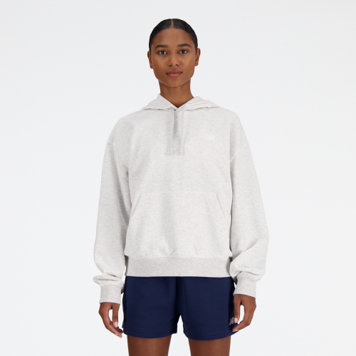 New Balance Damen Sport Essentials French Terry Small Logo Hoodie - grau (Grösse: XS) von New Balance