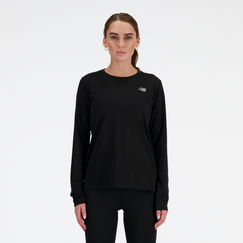 New Balance Damen Sport Essentials Long Sleeve - schwarz (Grösse: L) von New Balance